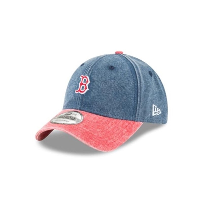 Sapca New Era Boston Red Sox MLB Rugged Canvas 9TWENTY Adjustable - Albastri